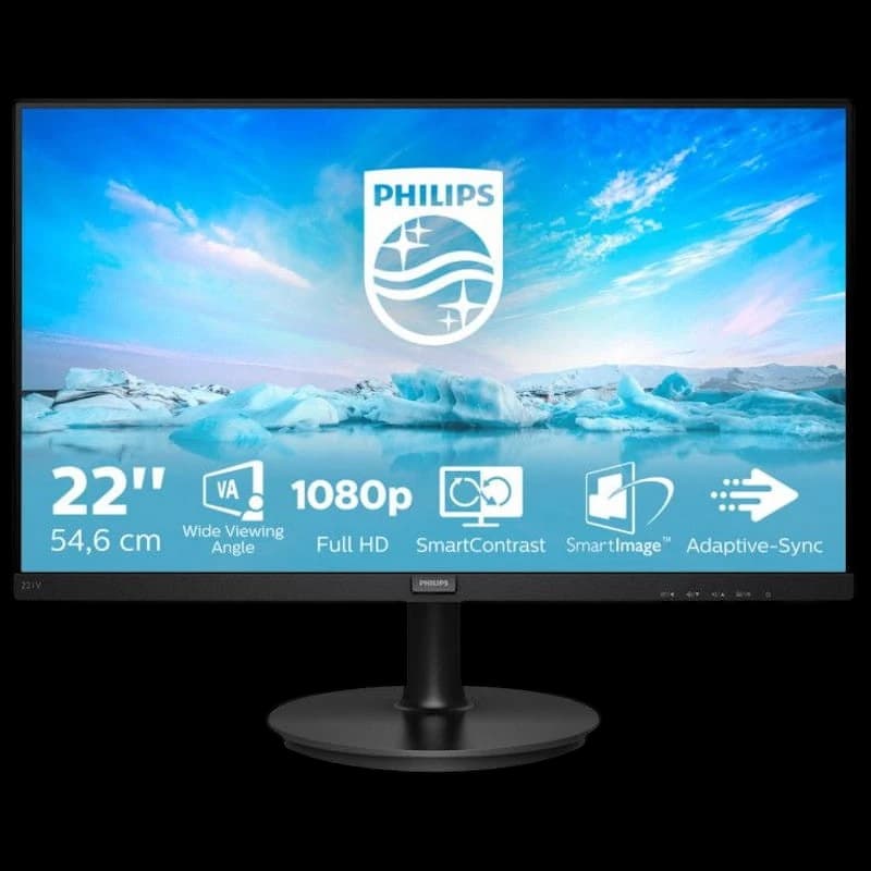 Philips V Line 221V8/00 21.5 FullHD LED VA Monitor Preto
