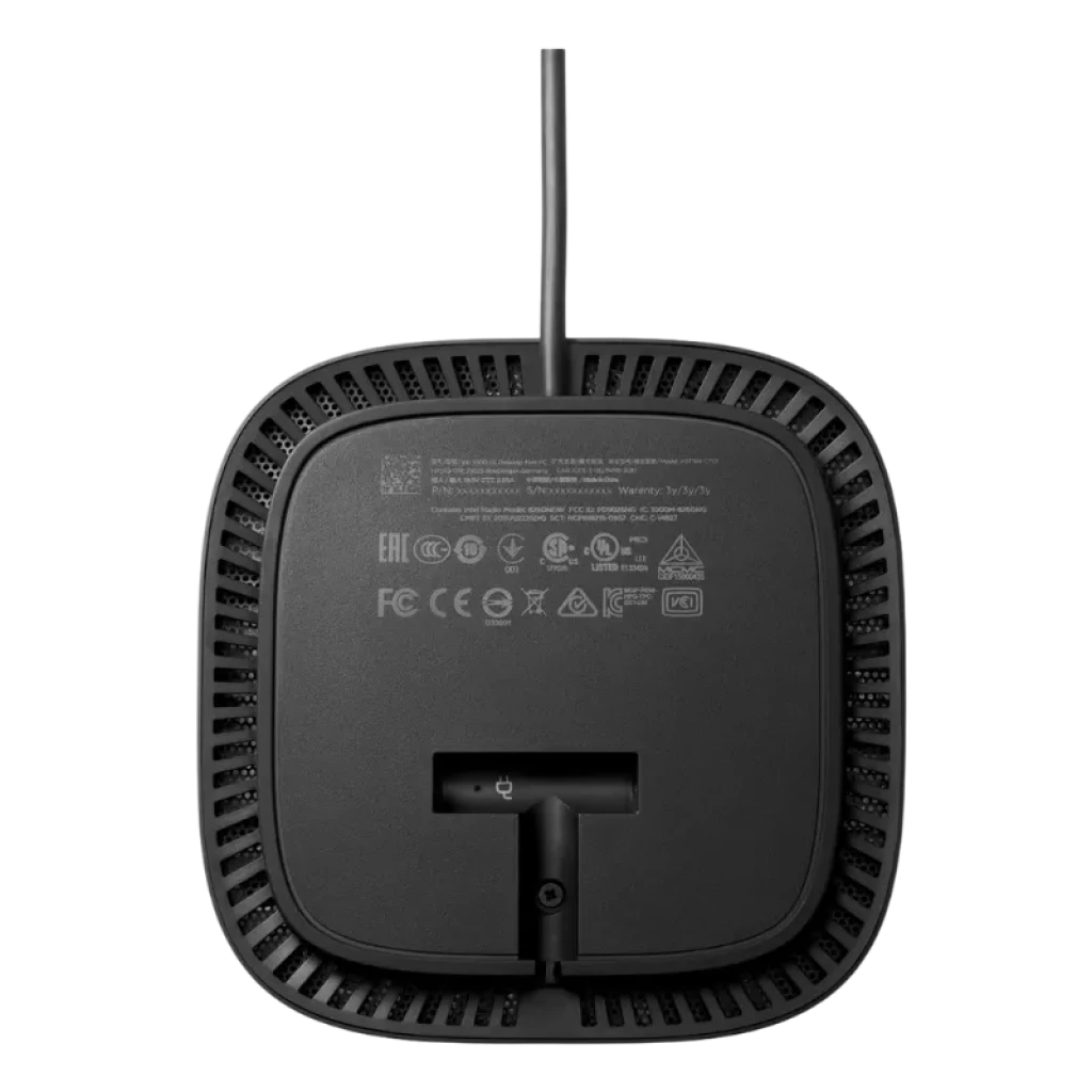 Hub portátil HP Base USB-C G5 com portas USB, HDMI, RJ45 e Jack de 3,5 mm