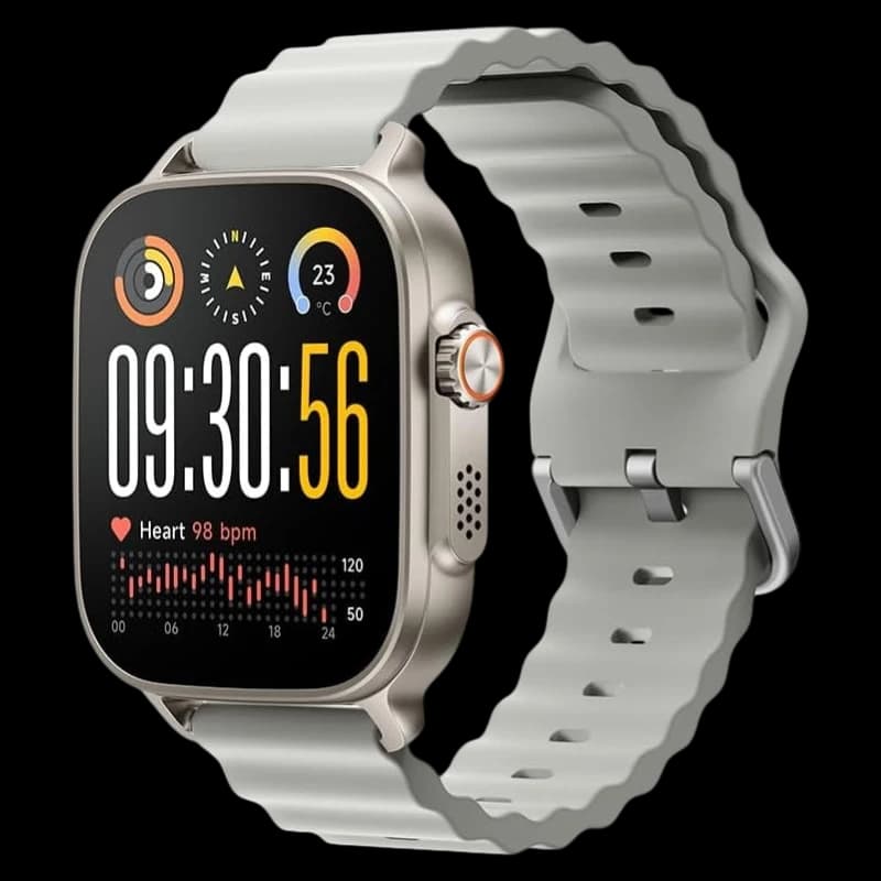 Relógio inteligente Realme Watch 5 Prata GPS independente IP68