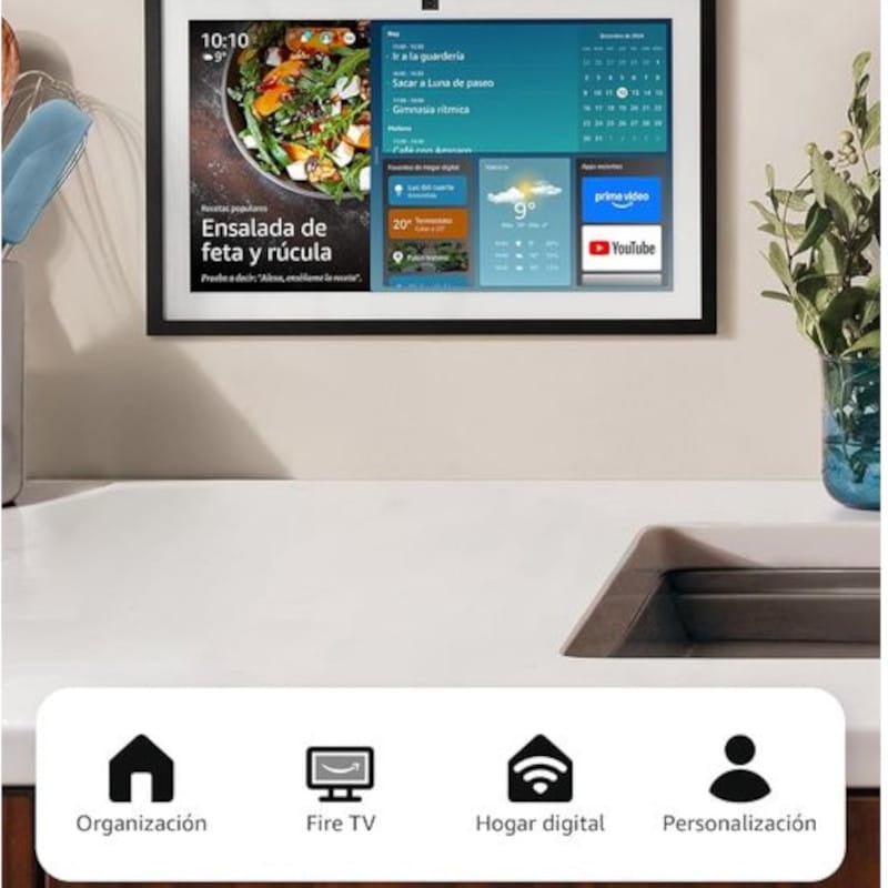 Amazon Echo Show 15 (2024) FullHD de 15,6" Alexa, Fire TV e comando por voz Alexa