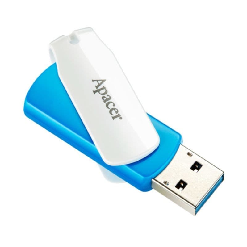 Apacer AH357 64 GB USB 3.2 Gen 1 Oceano/Branco - Unidade flash USB