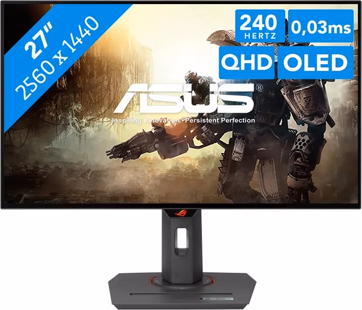 ASUS ROG Strix OLED XG27AQDMG 27" OLED QHD 240Hz FreeSync Premium - Monitor Gaming