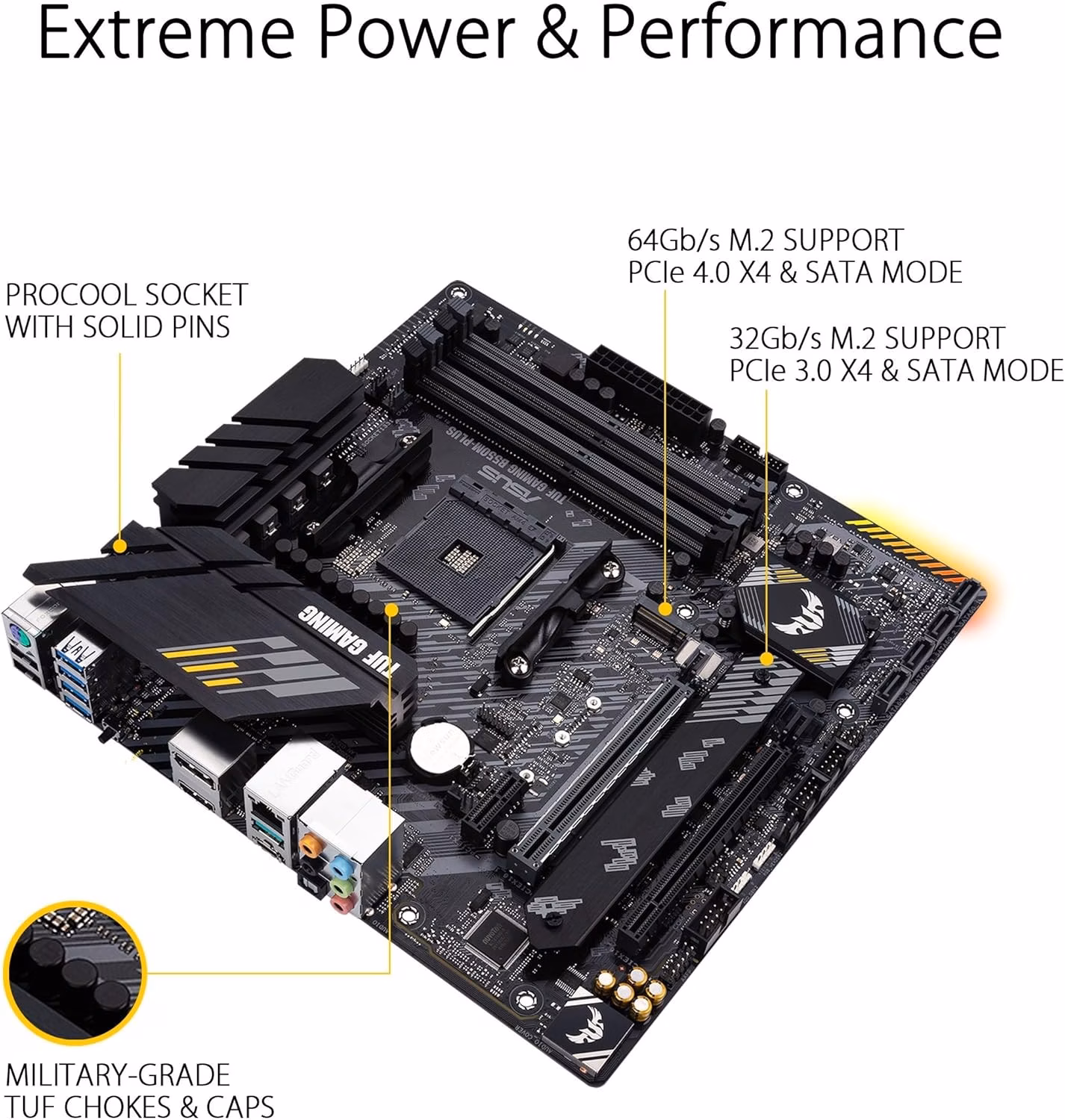 ASUS TUF GAMING B550M PLUS micro ATX