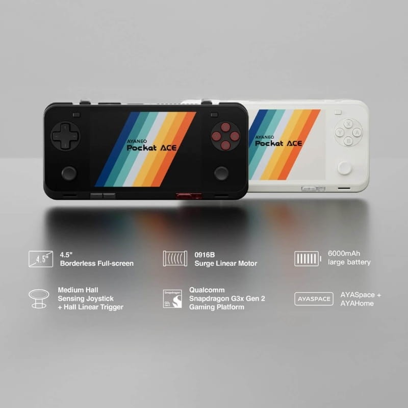 Ayaneo Pocket ACE Snapdragon G3x Gen 2 12GB/256GB Branco
