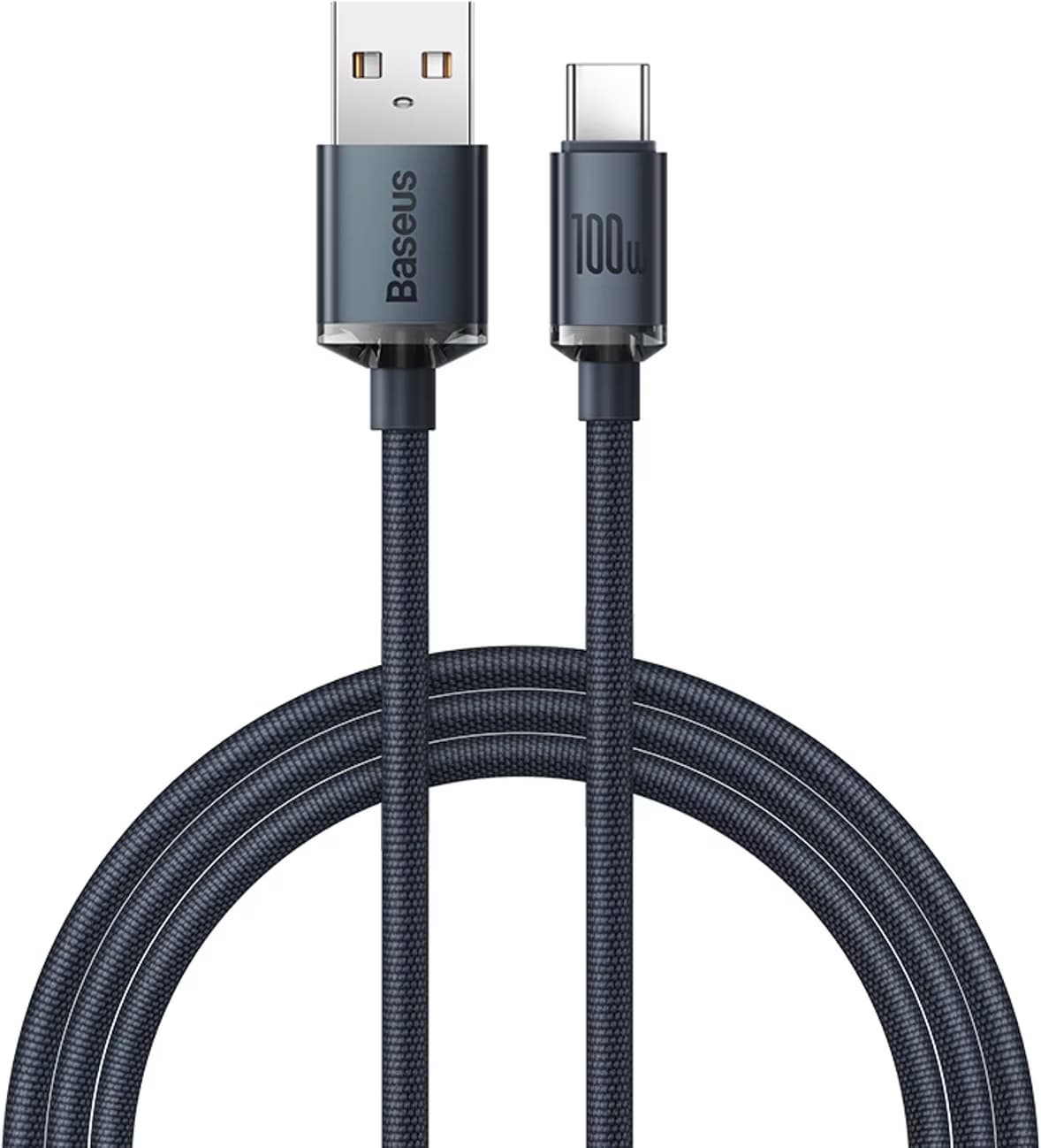 Baseus Crystal Shine - Cabo USB-A para USB-C 2m
