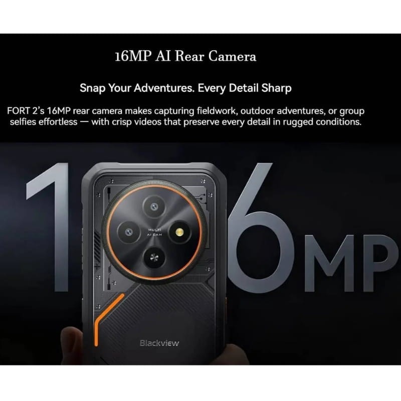 Blackview Fort 2 8GB/256GB Dual SIM Branco Rugged