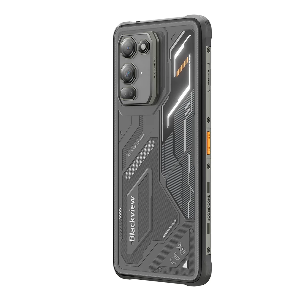 Blackview Fort 200 256 GB Preto Processador MediaTek 12 GB de RAM Dupla certificação