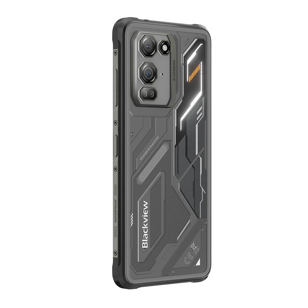 Blackview Fort 200 256 GB Preto Processador MediaTek 12 GB de RAM Dupla certificação