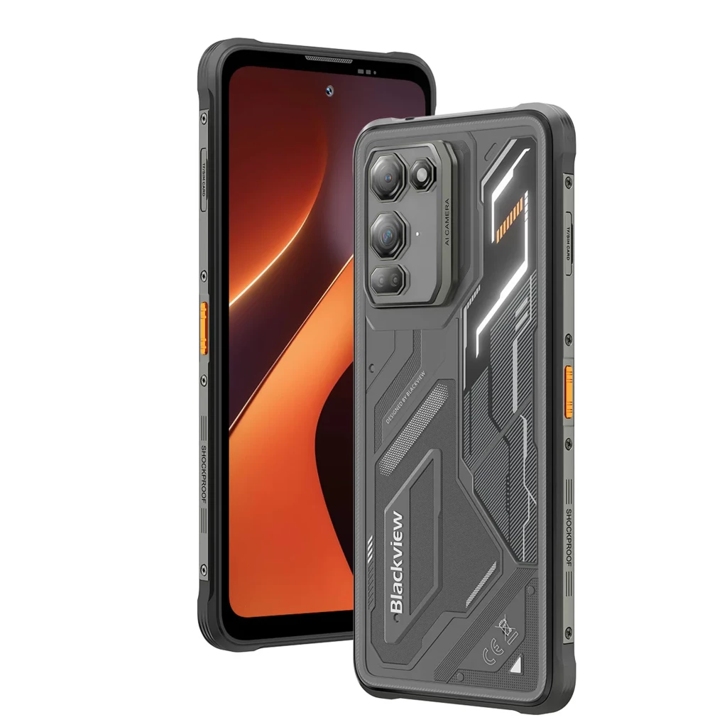 Blackview Fort 200 256 GB Preto Processador MediaTek 12 GB de RAM Dupla certificação