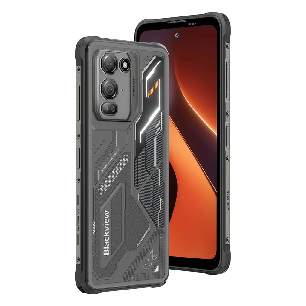 Blackview Fort 200 256 GB Preto Processador MediaTek 12 GB de RAM Dupla certificação
