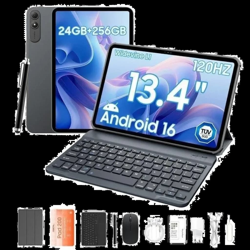 Blackview Oscal Pad 200 256 GB Cinza Câmara de 16 MP 6 GB de RAM Versão Set