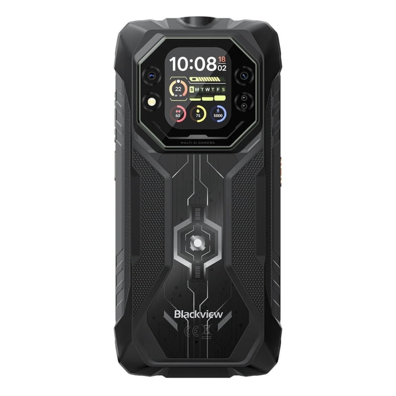 Blackview Rock 1 256 GB Preto Ecrã secundário de 2,01 polegadas 8 GB de RAM 15000 mAh