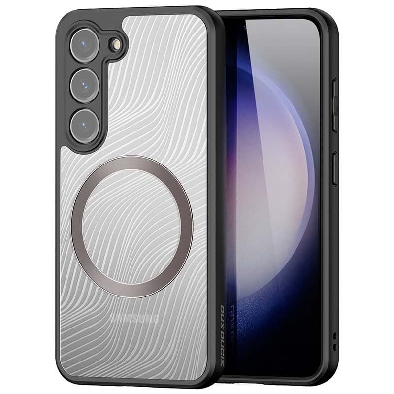 Capa rígida Magnetic Anti-Scratch Shell Samsung Galaxy S23/Transparente