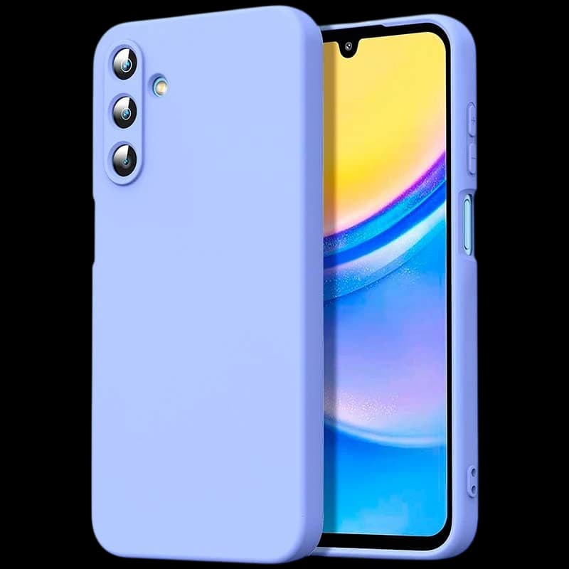 Capa Suave Samsung Galaxy A15 4G / A15 5G Square Liquid Premium Lavanda