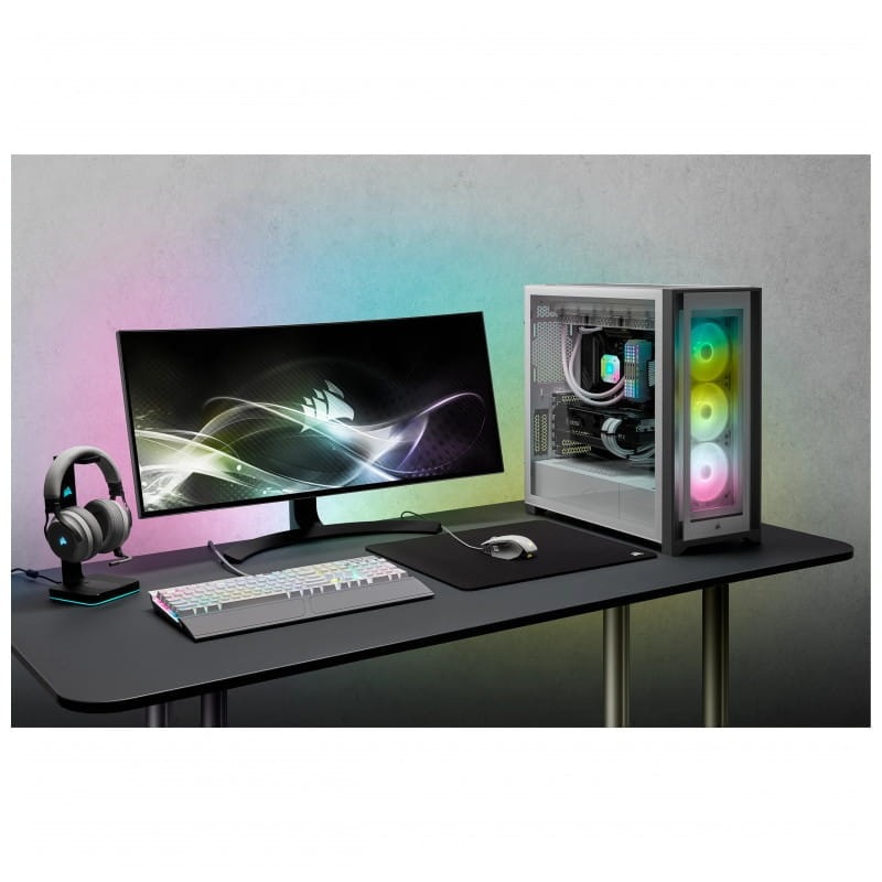 Corsair iCUE 4000X RGB Midi Tower Branco