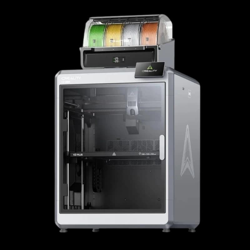 Creality K2 Plus Combo - Multifilamento de grandes dimensões até 4 CFS (16 cores) - Alta velocidade 600mm/s, Tamanho de impressão 350x350x350mm FDM