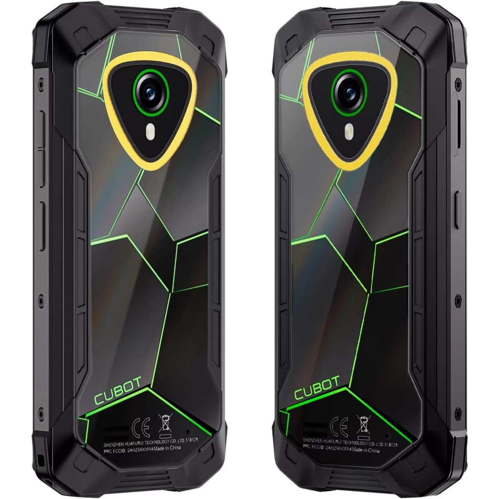 Cubot KingKong Mini 4 126 GB Preto-Verde Luz de campismo 6 GB de RAM Processador SC T616