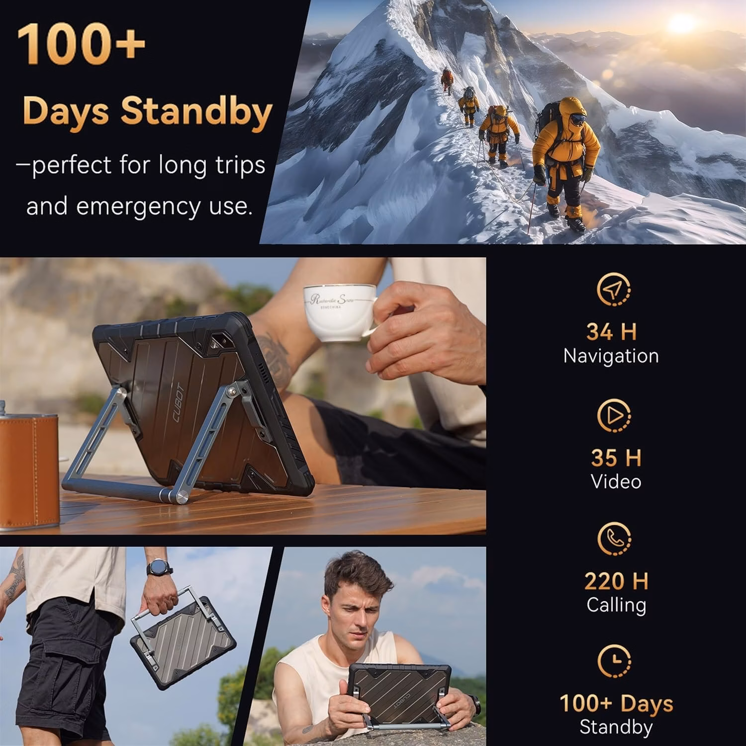 Cubot Tab KingKong 2 10,95 Polegadas 8GB/256GB 4G Rugged