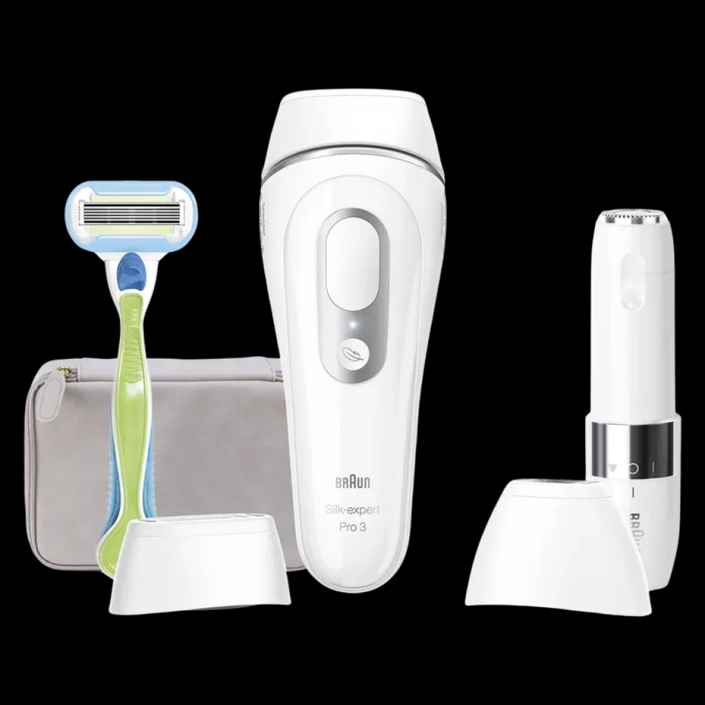 Depilador IPL Braun Silk-expert Pro 3 PL3136 - Sensor SensoAdapt, 300 000 disparos