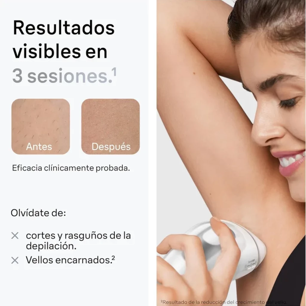 Depilador IPL Braun Silk-expert Pro 3 PL3136 - Sensor SensoAdapt, 300 000 disparos