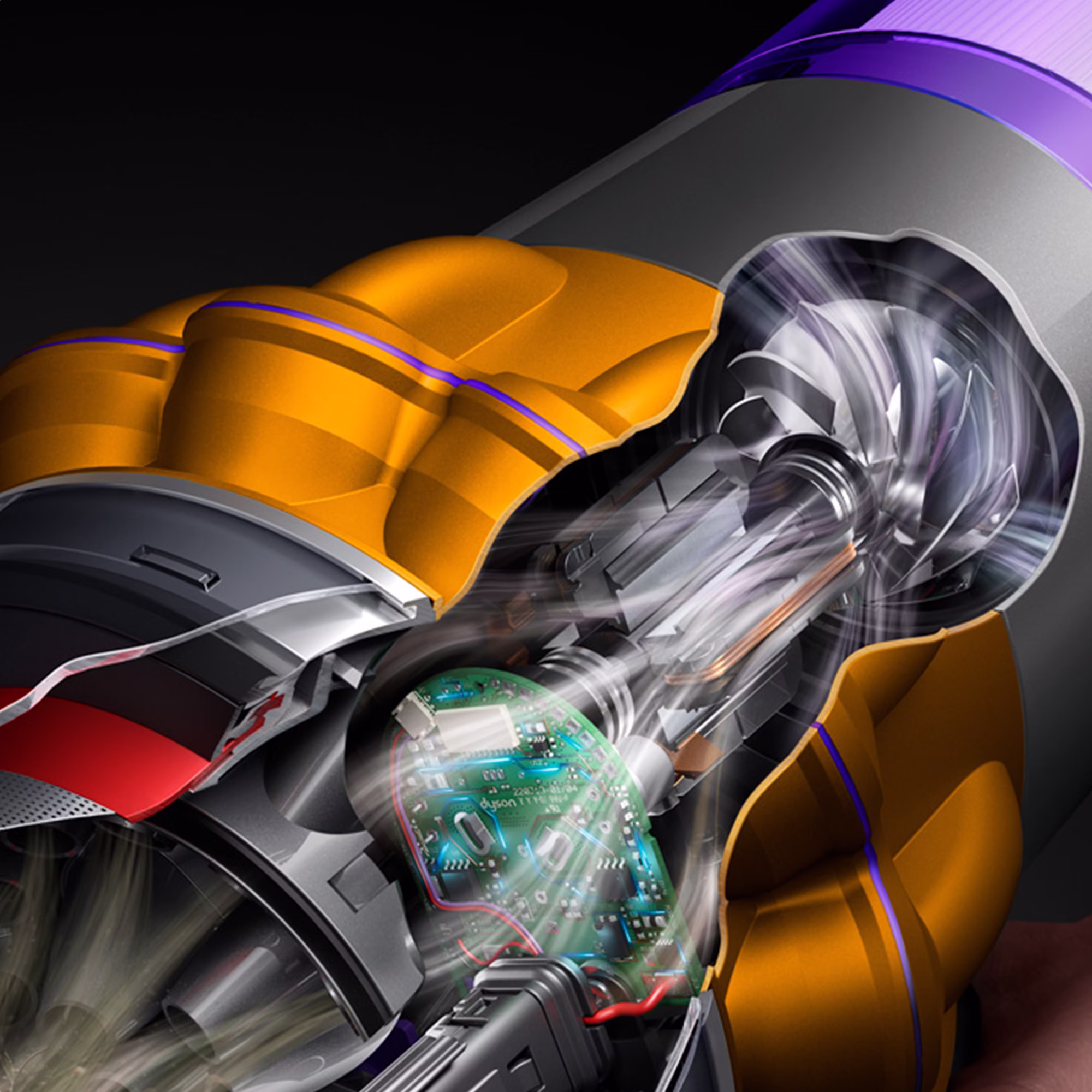 Dyson V15s Detect Submarine Níquel, Amarelo - Aspirador Sem saco/Sem fio