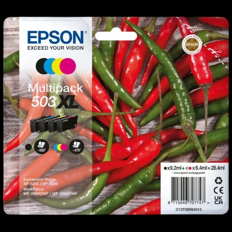 Epson C13T09R94010 Preto, Ciano, Magenta, Amarelo - Cartucho de tinta