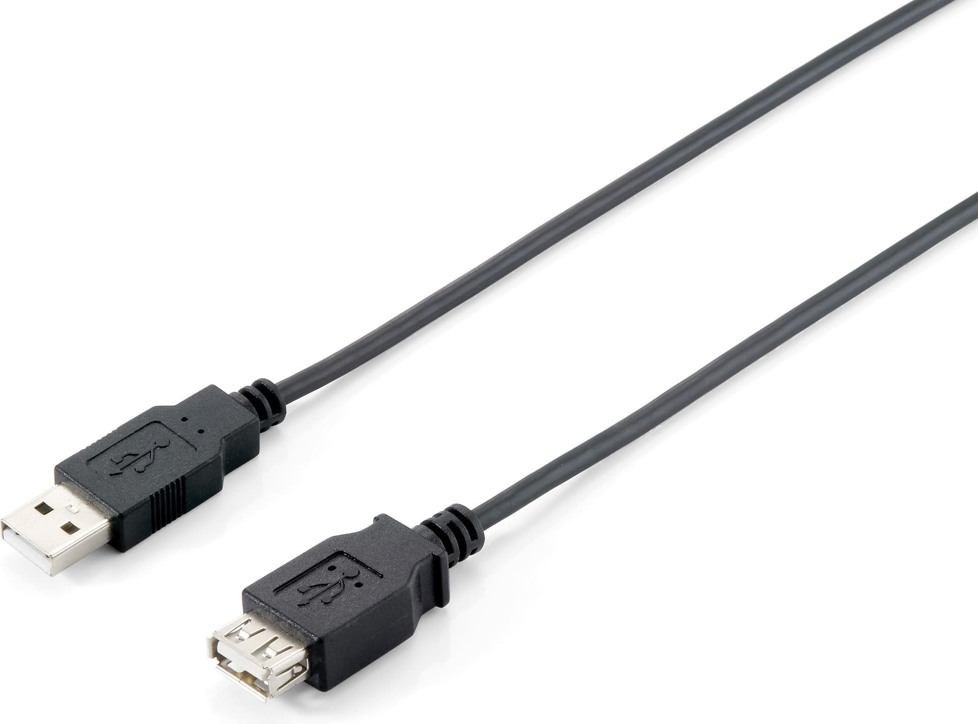 equip USB 2.0 extension A->A 180cm S/B black