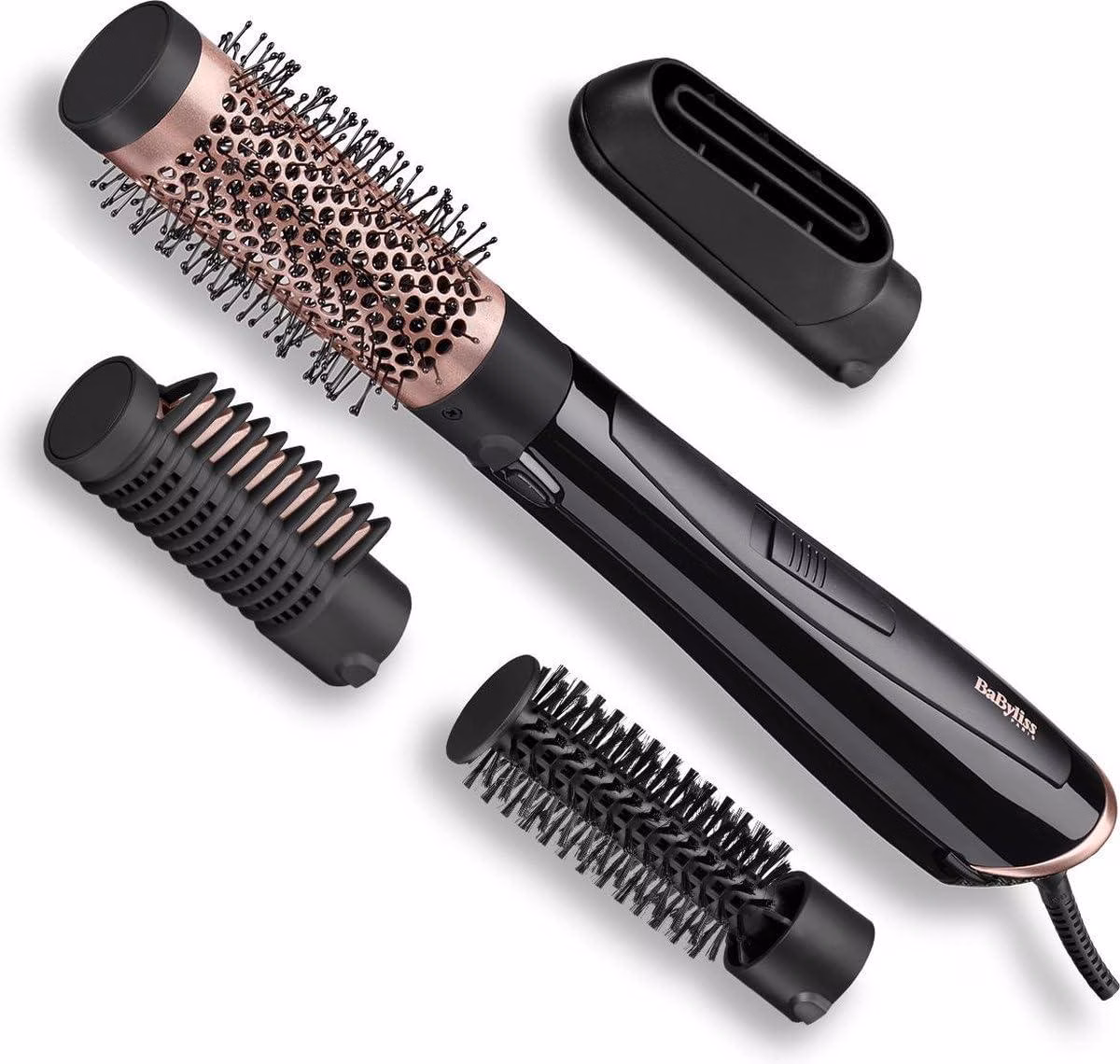 Escova de ar quente BaByliss Perfect Finish 1000W Preto