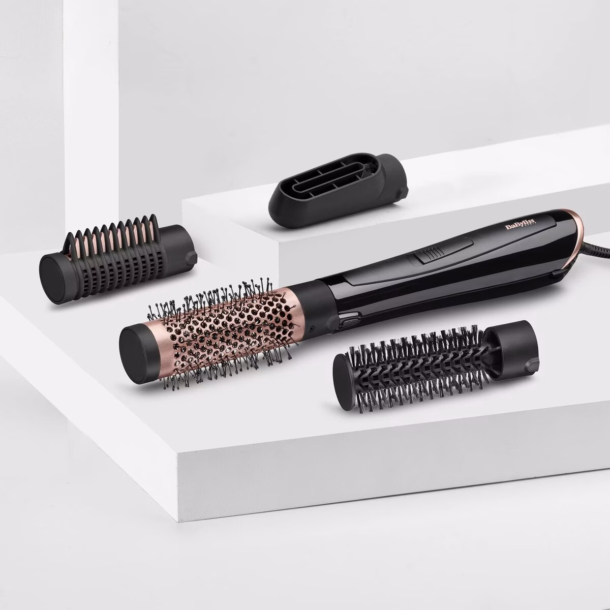 Escova de ar quente BaByliss Perfect Finish 1000W Preto
