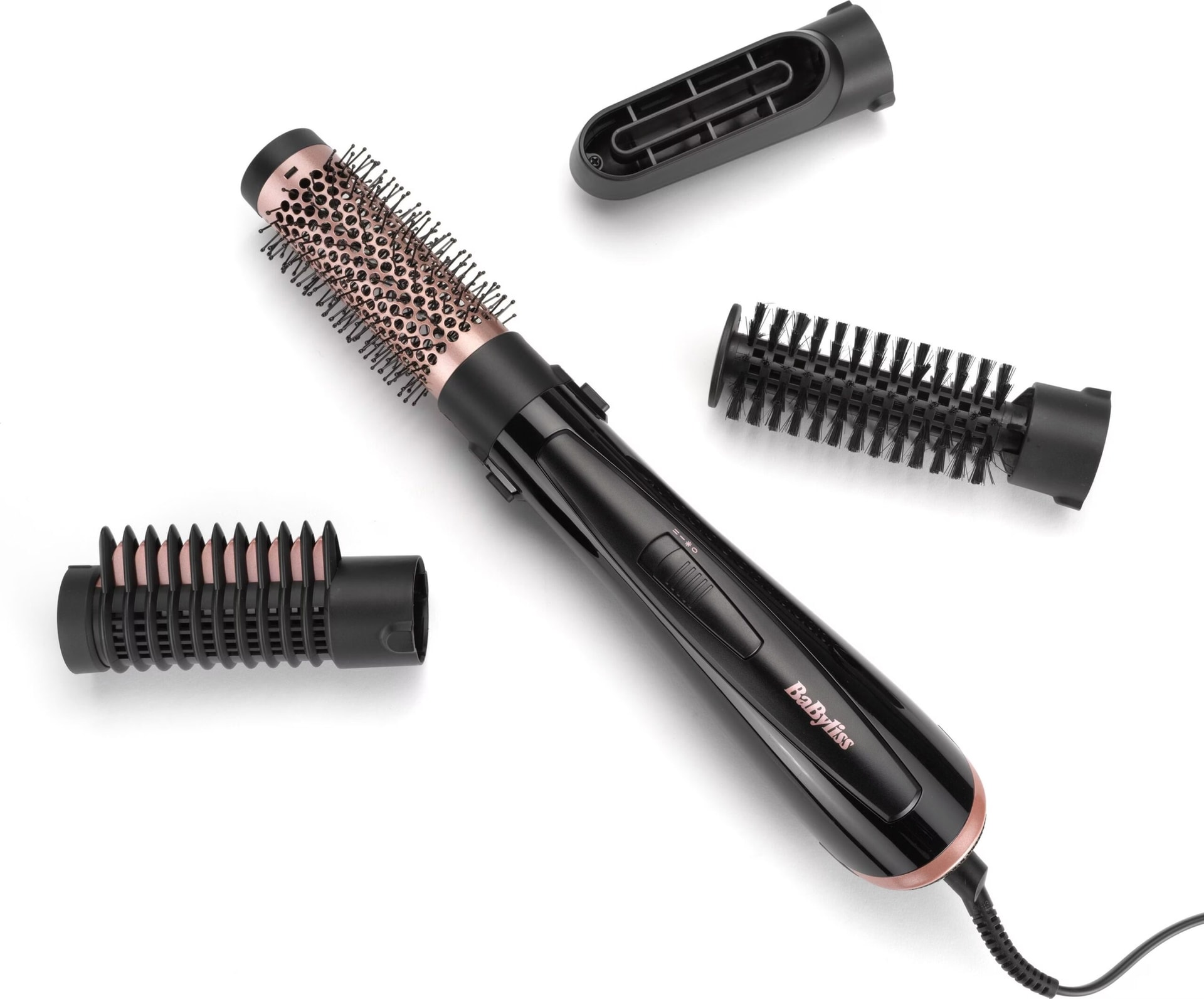 Escova de ar quente BaByliss Perfect Finish 1000W Preto