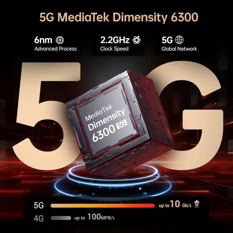 Fossibot F112 Pro 5G 8GB/256GB Laranja Rugged