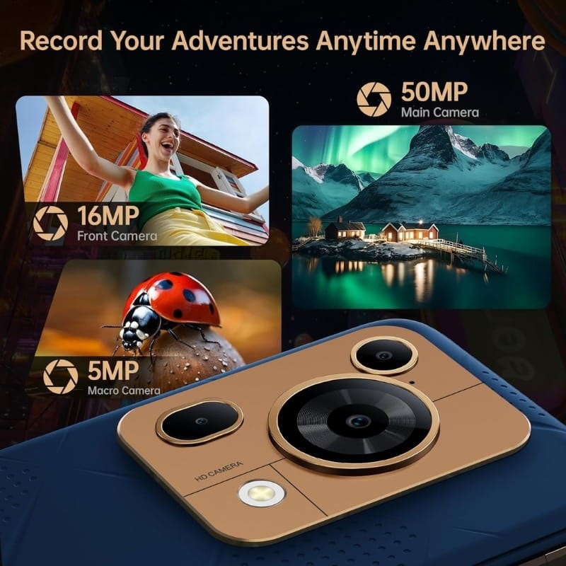 Fossibot F112 Pro 5G 8GB/256GB Laranja Rugged