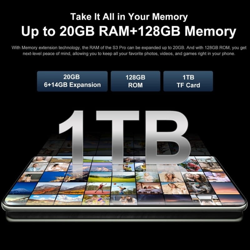 Fossibot S3 Pro 6GB/128GB Preto
