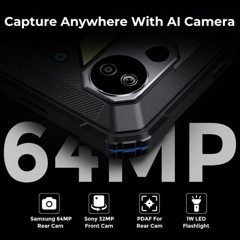 Fossibot DT3 10,4 12GB/256GB 5G Azul Rugged