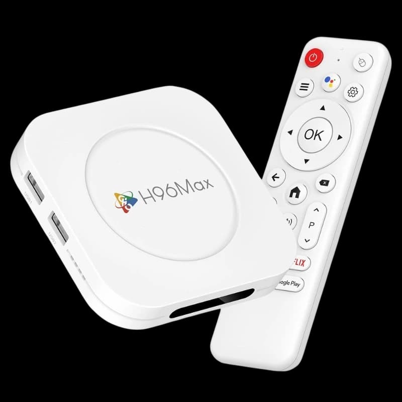 H96 Max M1 Plus 2GB/16GB 8K WiFi6 Android 14 Branco - Android TV