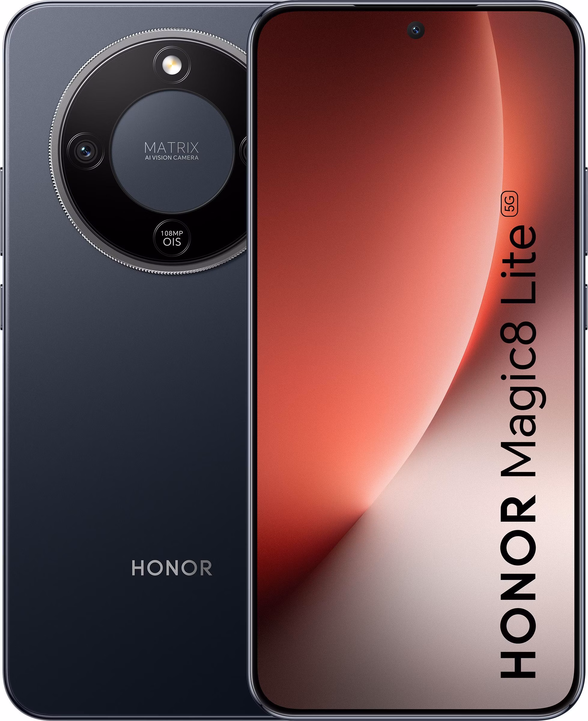 Honor Magic8 Lite 5G 256 GB Preto Bateria de 7500 mAh 8 GB de RAM Tripla certificação de resistência