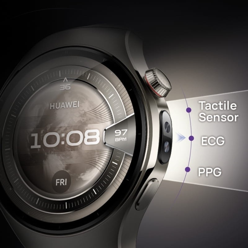 Huawei Watch 5 46 mm Prata com Correia Titânio