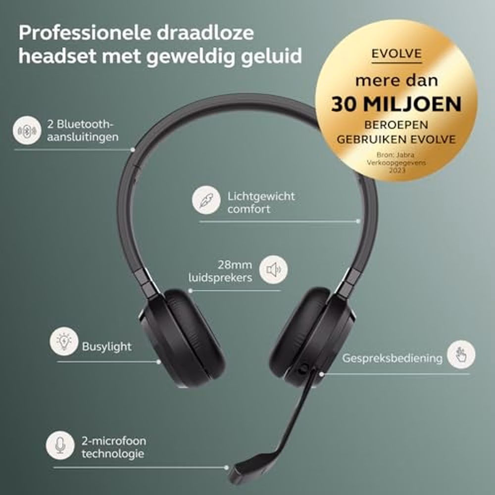 Jabra Evolve 65 TE MS Estéreo (USB-A)