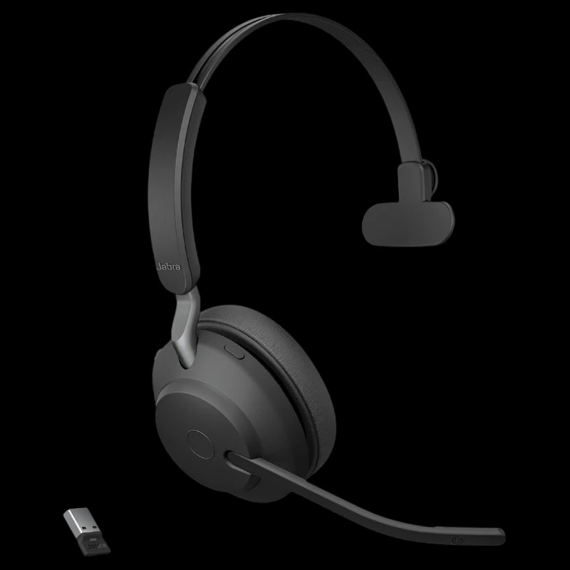 Jabra Evolve2 65 MS Mono (USB-A) Preto