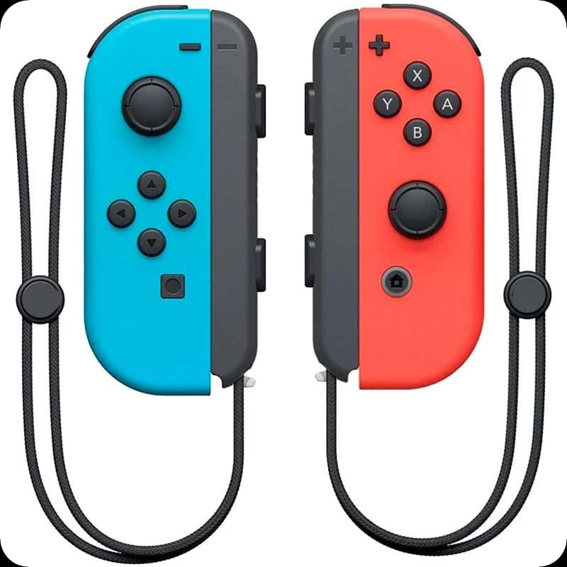 Joy-Con Set Esquerdo/Direito Azul Neon/Vermelho Neon - Comandas compatíveis com a Nintendo Switch