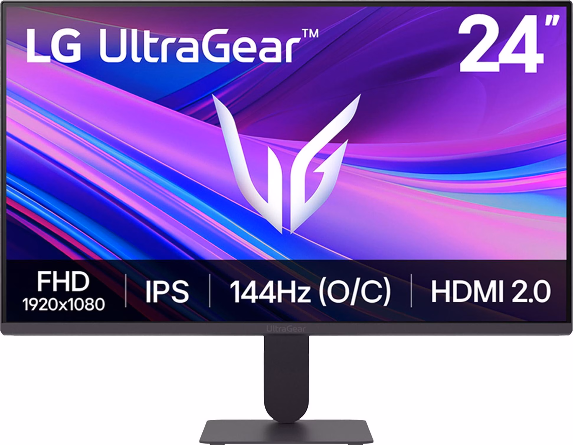 Monitor de jogos LG UltraGear de 24" com painel IPS e tempo de resposta de 1 ms GtG - Monitor de PC FHD a 144 Hz