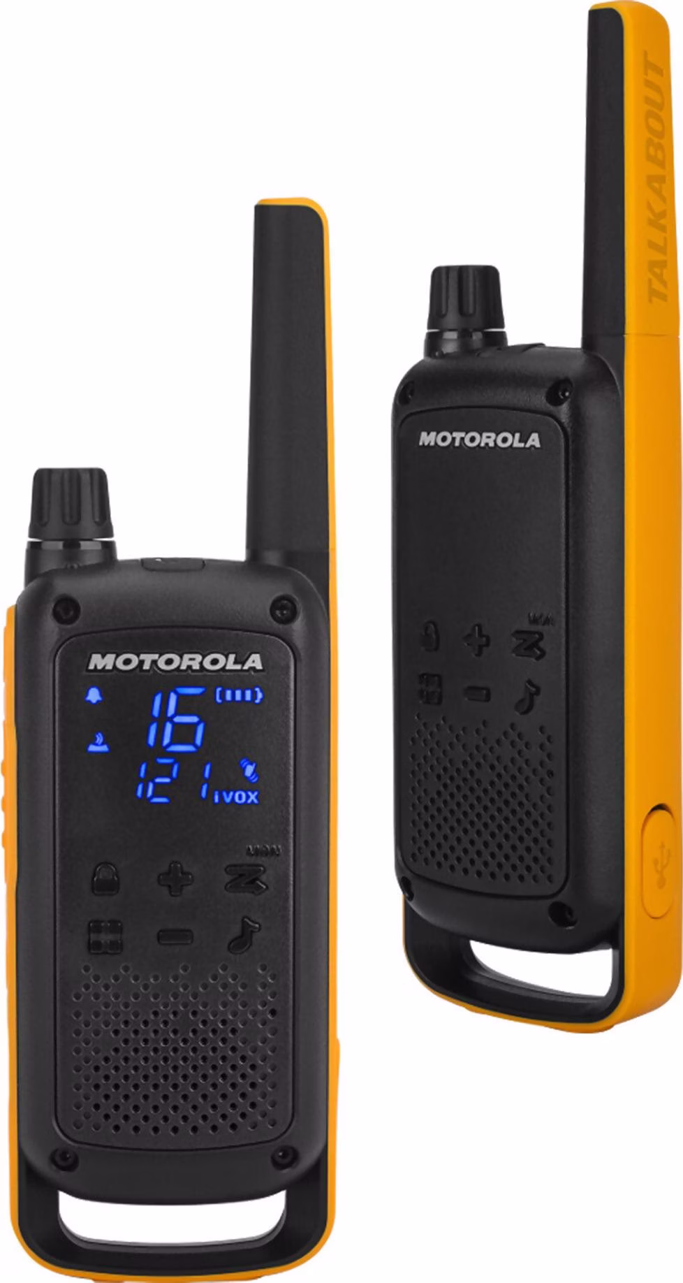 Motorola Talkabout T82 Extreme Twin Pack Preto, Laranja - Walkie Talkie