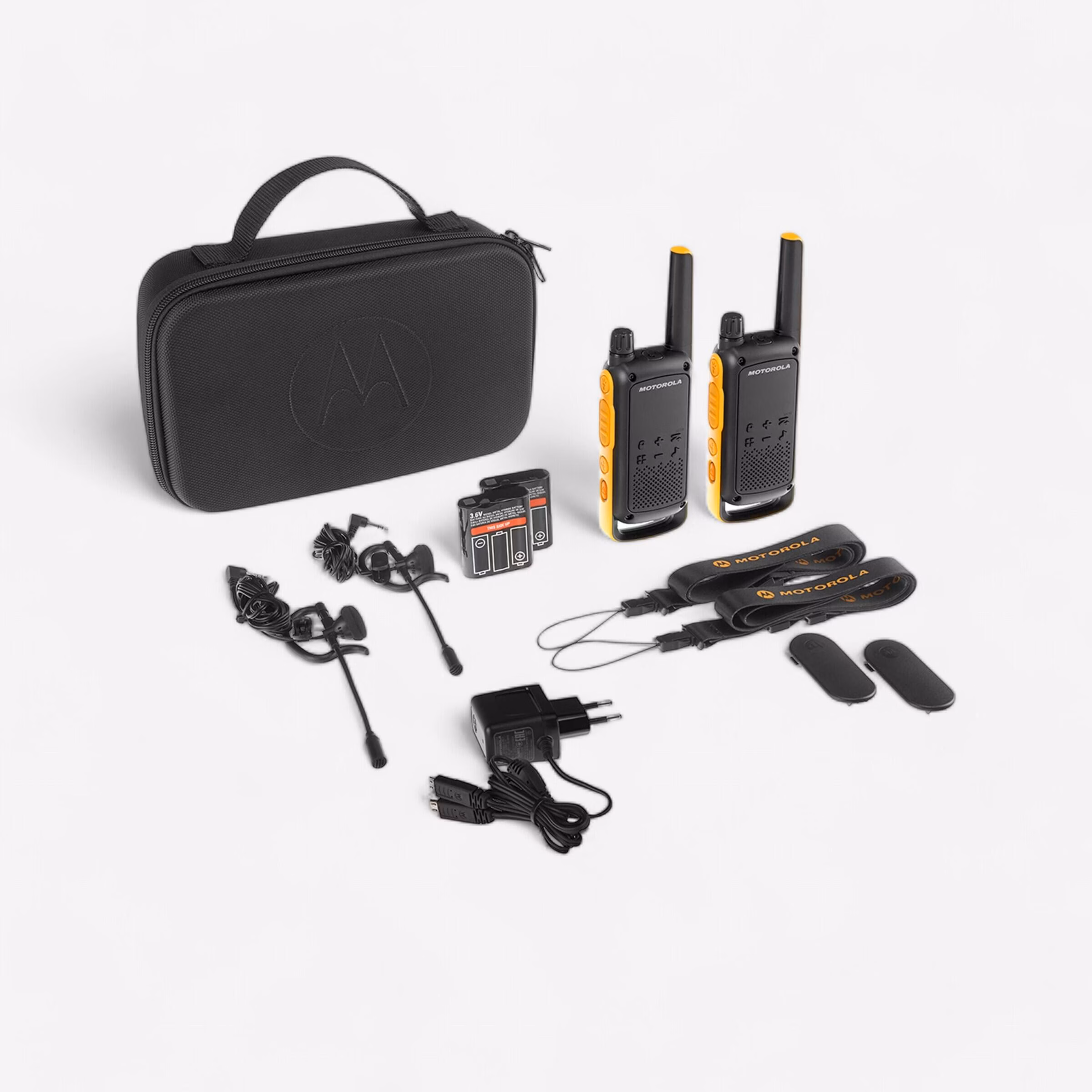 Motorola Talkabout T82 Extreme Twin Pack Preto, Laranja - Walkie Talkie