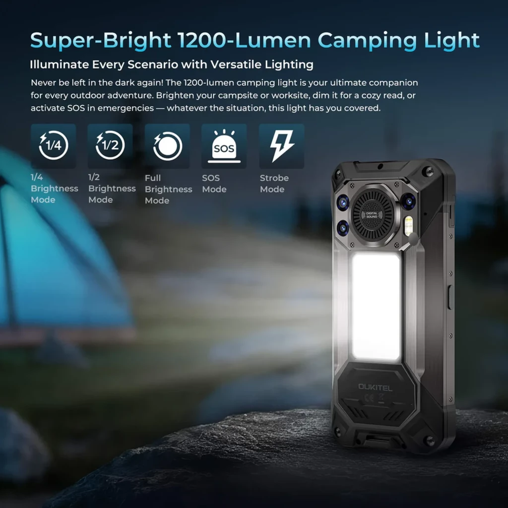 Oukitel WP61 Ultra 512GB Rugged Câmara térmica 12 GB de RAM Bateria de 20000 mAh