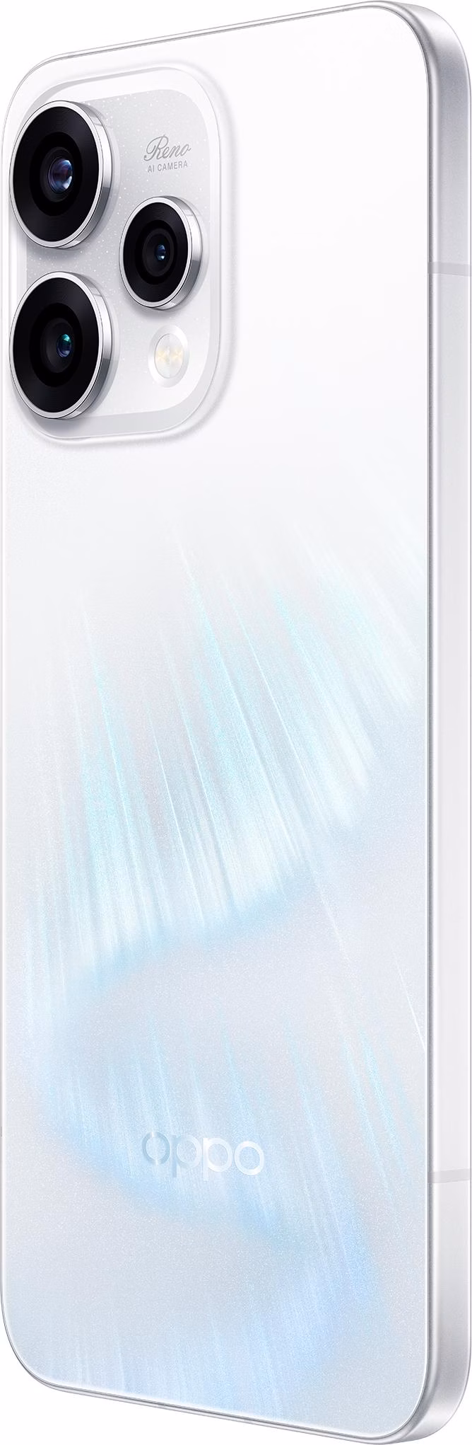 Oppo Reno15 5G 512 GB Aurora Branco Ecrã de 6,59" 8 GB de RAM Câmara traseira tripla de 50 Mpx