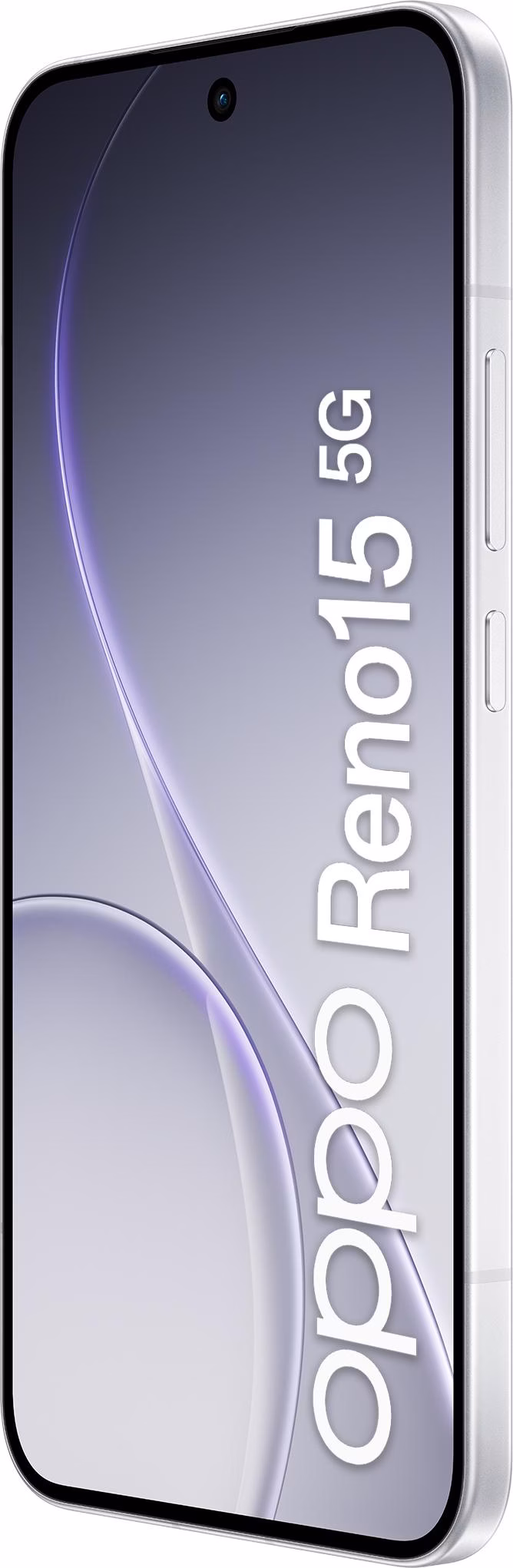 Oppo Reno15 5G 512 GB Aurora Branco Ecrã de 6,59" 8 GB de RAM Câmara traseira tripla de 50 Mpx