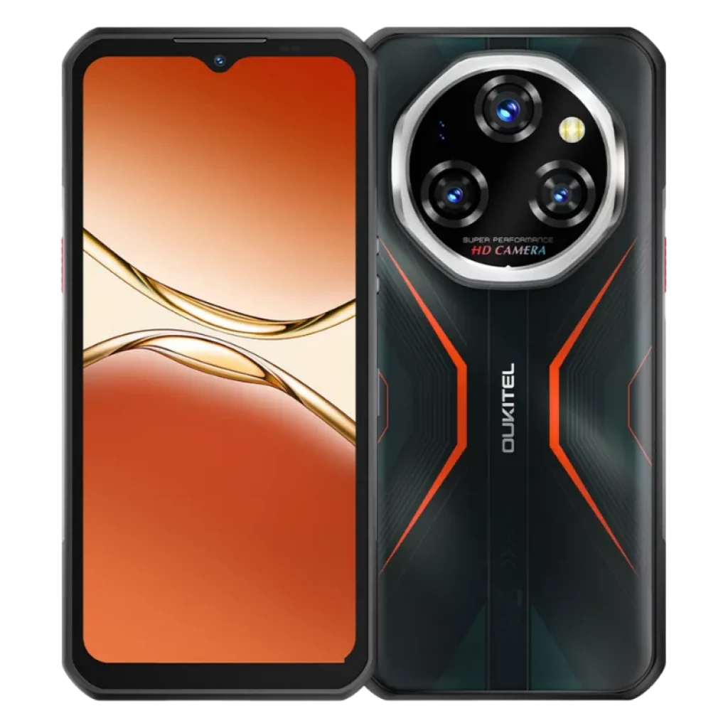 Oukitel WP55S 512 GB Laranja Rugged 5G 12 GB de RAM Carregamento rápido 33W