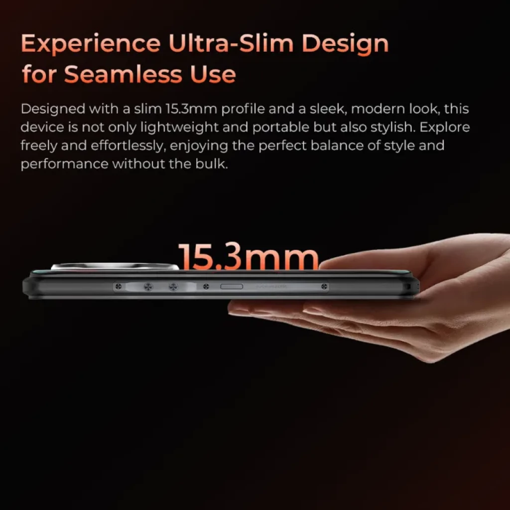 Oukitel WP55S 512 GB Laranja Rugged 5G 12 GB de RAM Carregamento rápido 33W