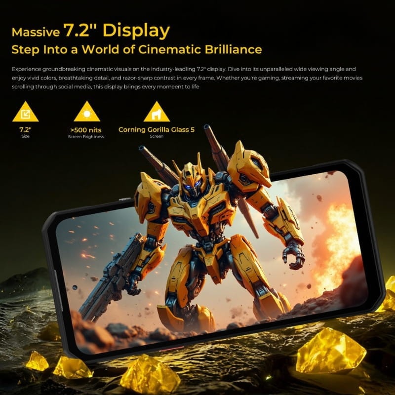 Oukitel WP60 5G 12 GB/512 GB Amarelo Rugged