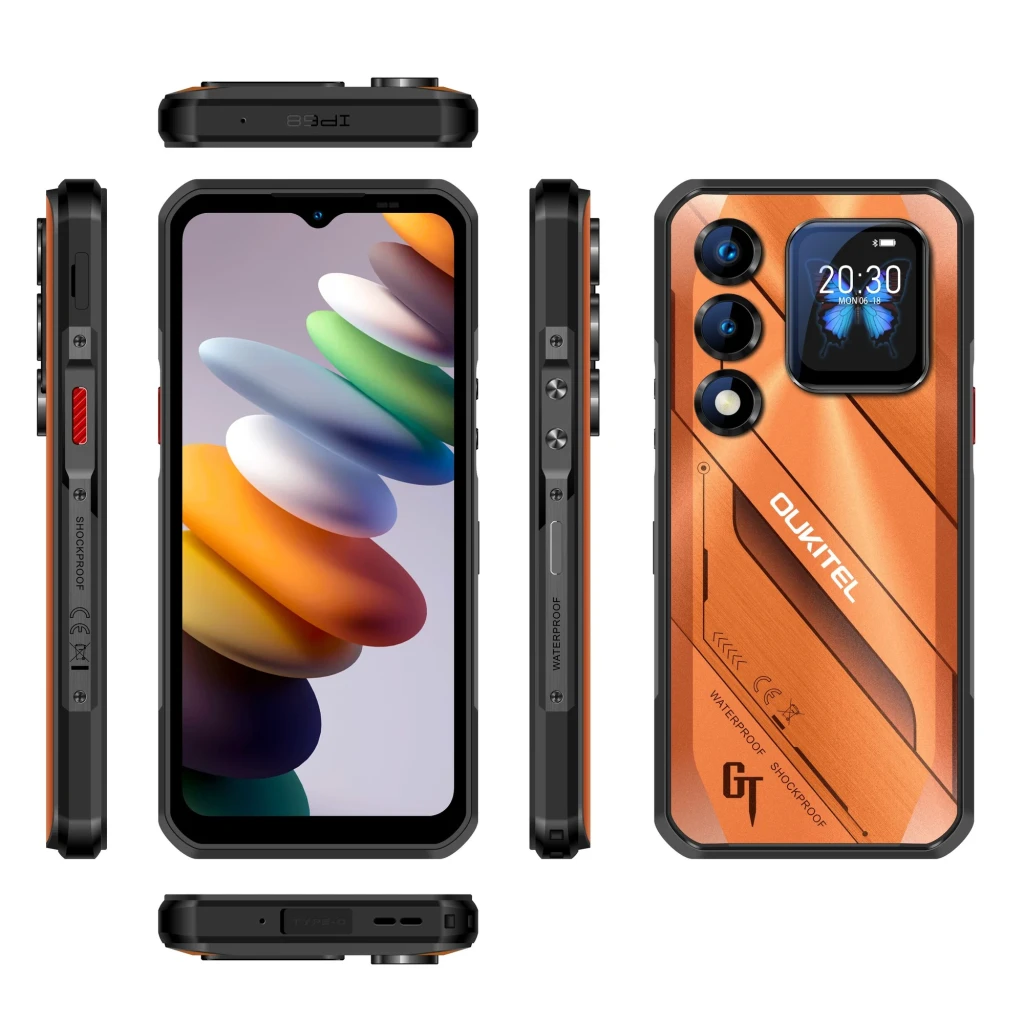 Oukitel WP66 5G 512 GB Laranja Rugged 12 GB de RAM Câmara de 108 MP